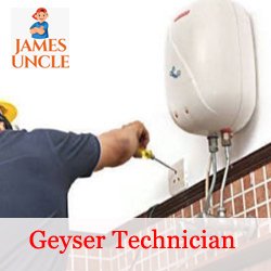 Geyser technician Mr. Nirmal Das in Natagarh